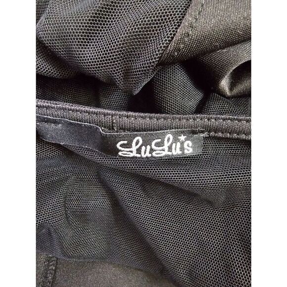 LuLu's Peek Chic Cutout Dress Black Size Small - Picture 13 of 13